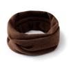 100% reiner Kaschmir, gebürstet, Unisex-Nackenschal: Vielseitiger, Modischer, Warmer und Schlichter Gestrickter Gamaschenschal.