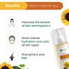 Naturalis Essence Of Nature Cold Pressed Sunflower Carrier Oil For Skin, Hair & Lips, 200Ml
