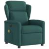 Electric Massage Chair Dark Green Fabric