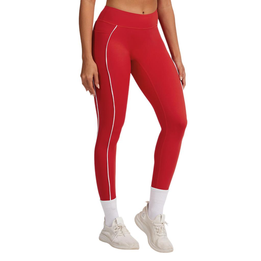 Youthful Women Yoga Pants With Colorblock Stitching Fast Dry For Running And Fitness