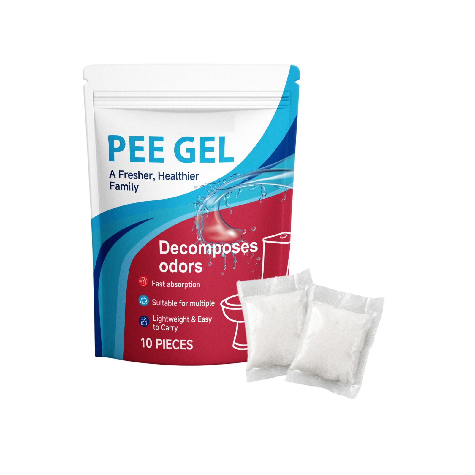 

2PC Portable Toilet Gel, Urine Coagulant, Odor Neutralizer, Urine Absorption Gel, Liquid For Backpacking And Hiking Trips Curing Agent one size білий