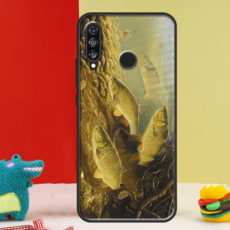 Chub Carp Fish For Huawei Nova 5T 9 10 SE 12i 12s 11i Y91 Y90 Y60 Y70 Y72 Y61 P60 P30 Pro P20 P40 Lite Case