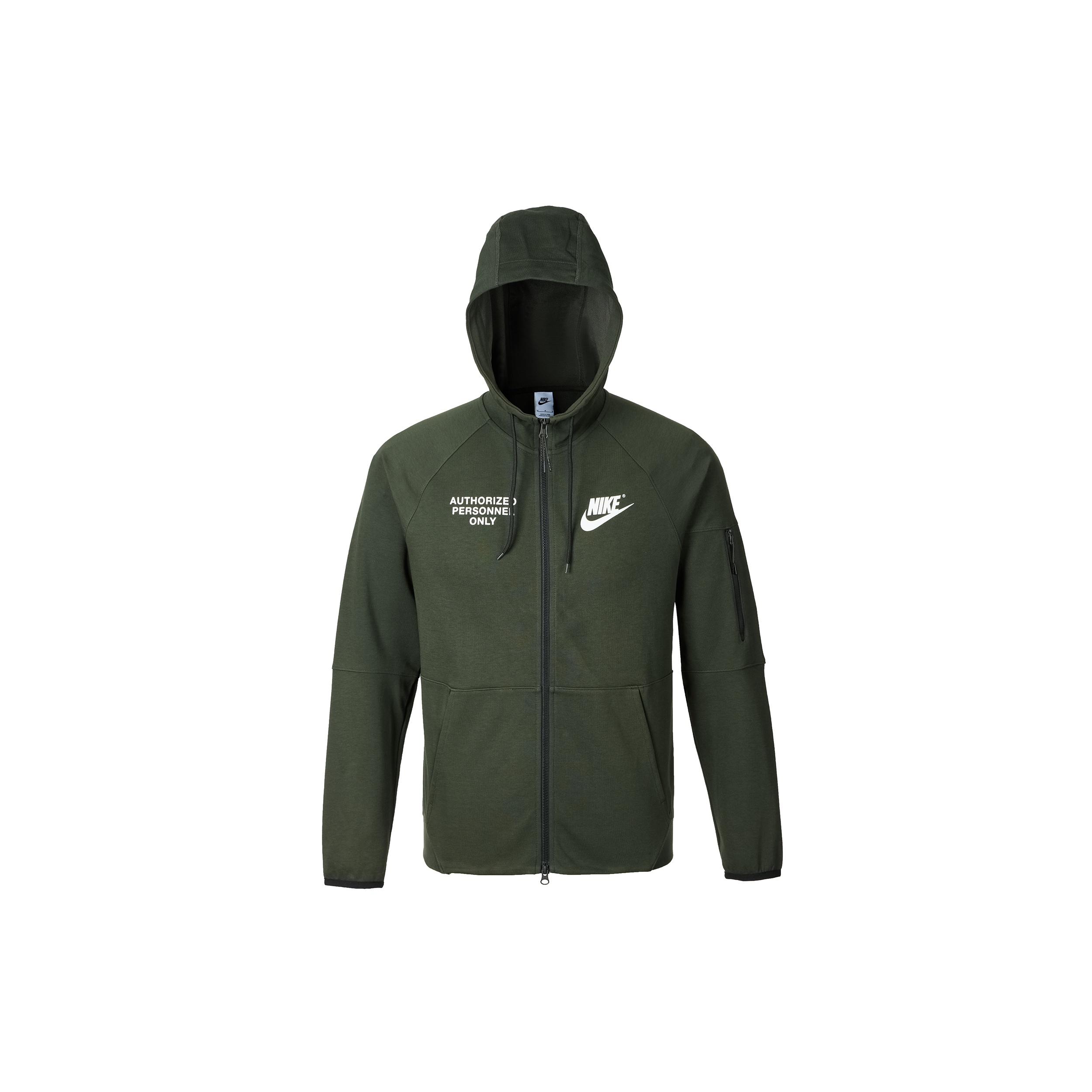 Nike Training Athleisure Casual Sports Hooded Jacket Green Men s DM6549-355 L
