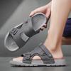 Fashion Summer Beach Men's Sandals Non-Slip Soft Bot Anti-Odor Slippers Dual-Purpose Casual Slip-On Oes Comfortable Home Outdoor Casual