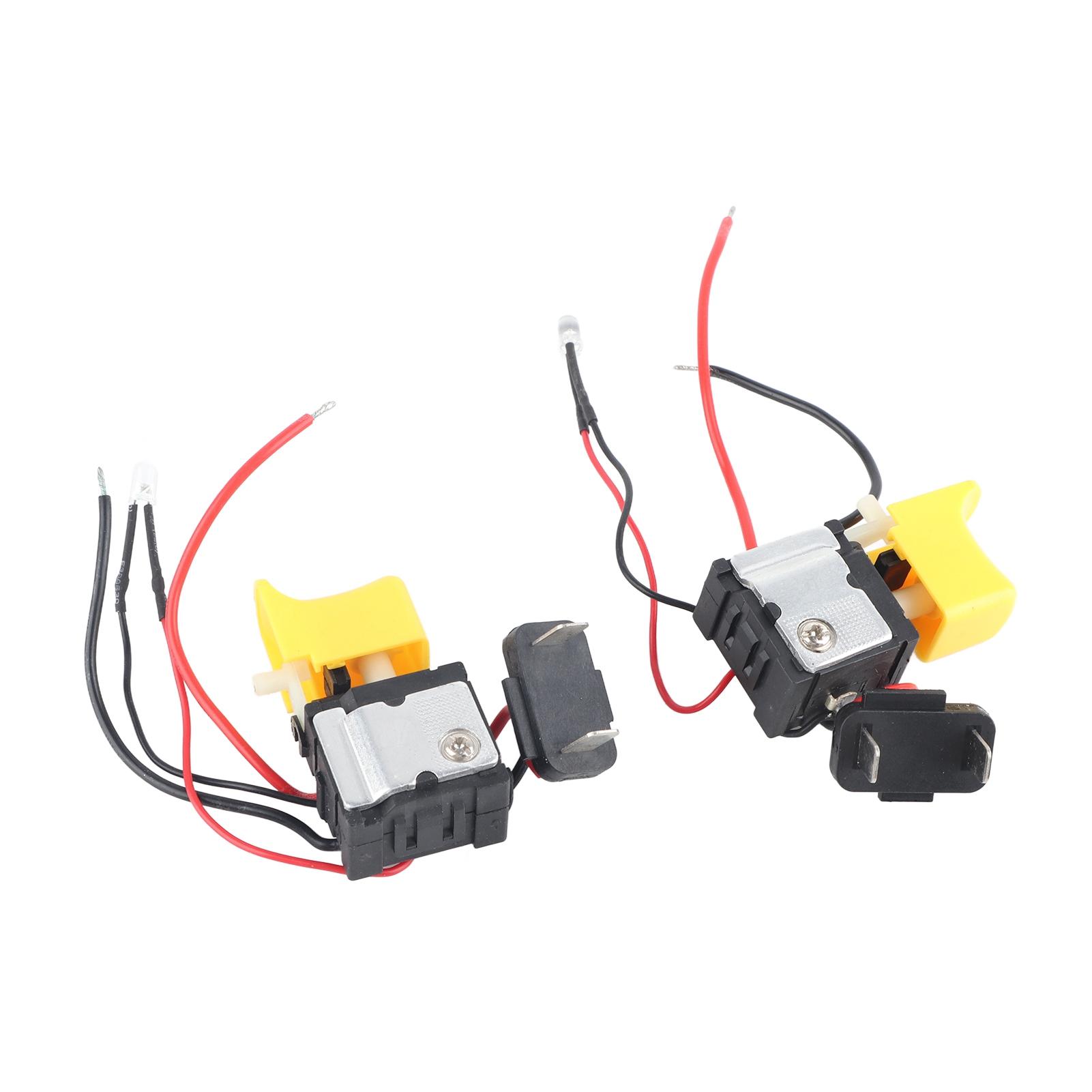 

2pcs Power Tool Trigger Switch Speed Control for Electric Hammer Impact Drill Equipment Accessories