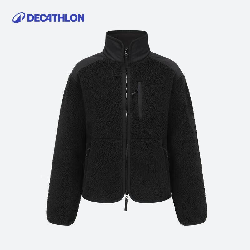 Decathlon Women s Outdoor Short Fleece Lamb Wool Jacket XS