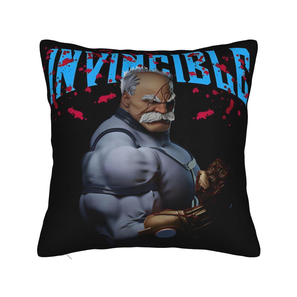 Invincible Comic Book Character Profile Design Pillow Cover Fashion Pillow Case For Chair Sofa Home Decor Soft Cushion Cover