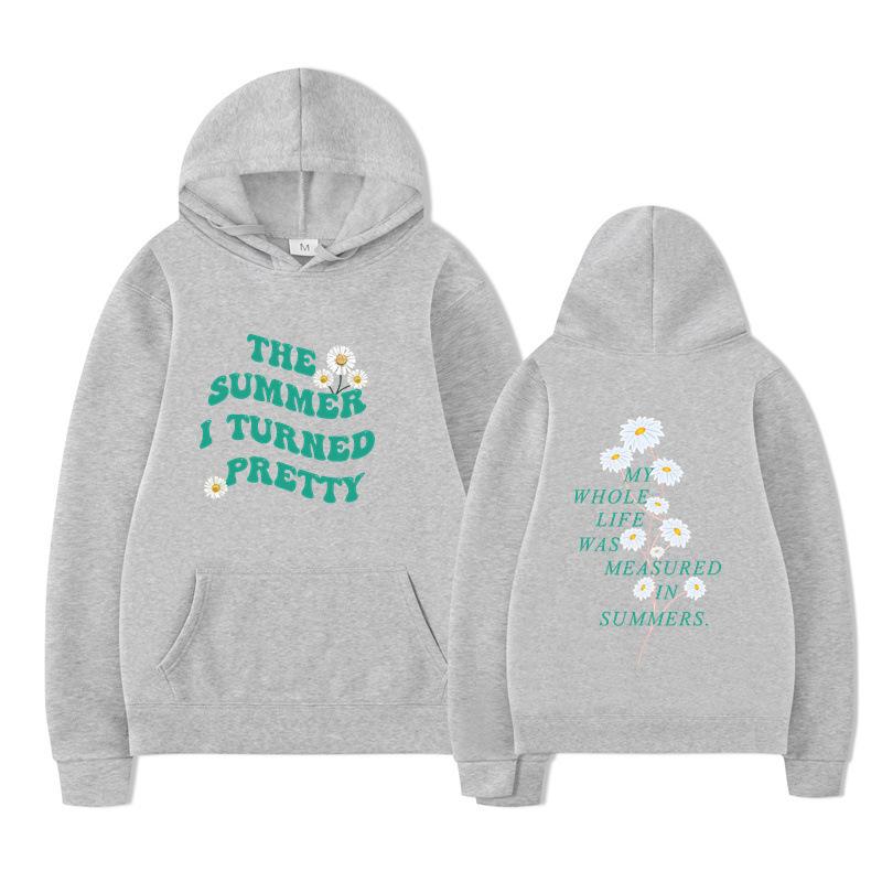 The Summer I Turned Pretty Print Fashion Sweatshirt Hip Hop Casual Unisex Autumn Winter Fleece Streetwear Tops Sudaderas