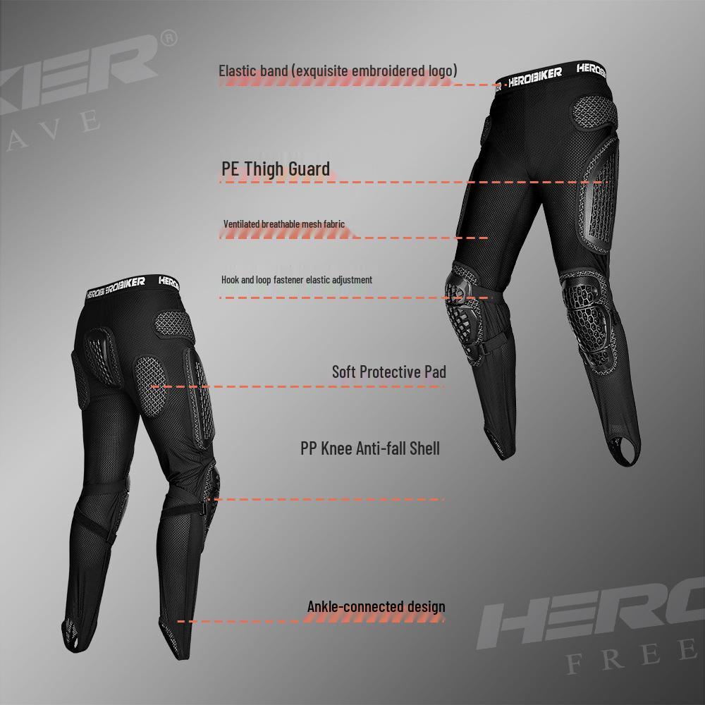 Motorcycle Protective Riding Armor: Anti-Fall 3D Leggings
