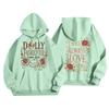 Women's Casual Loose Fit Hoodie with Letter Graphic