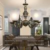 Living Room Pendant Lamp Luxurious Atmospheric Simple Retro and Personalized LED Lighting Fixtures