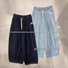 Xiao Wang's Spring Loose Fit Retro Harem Denim Lantern Pants
