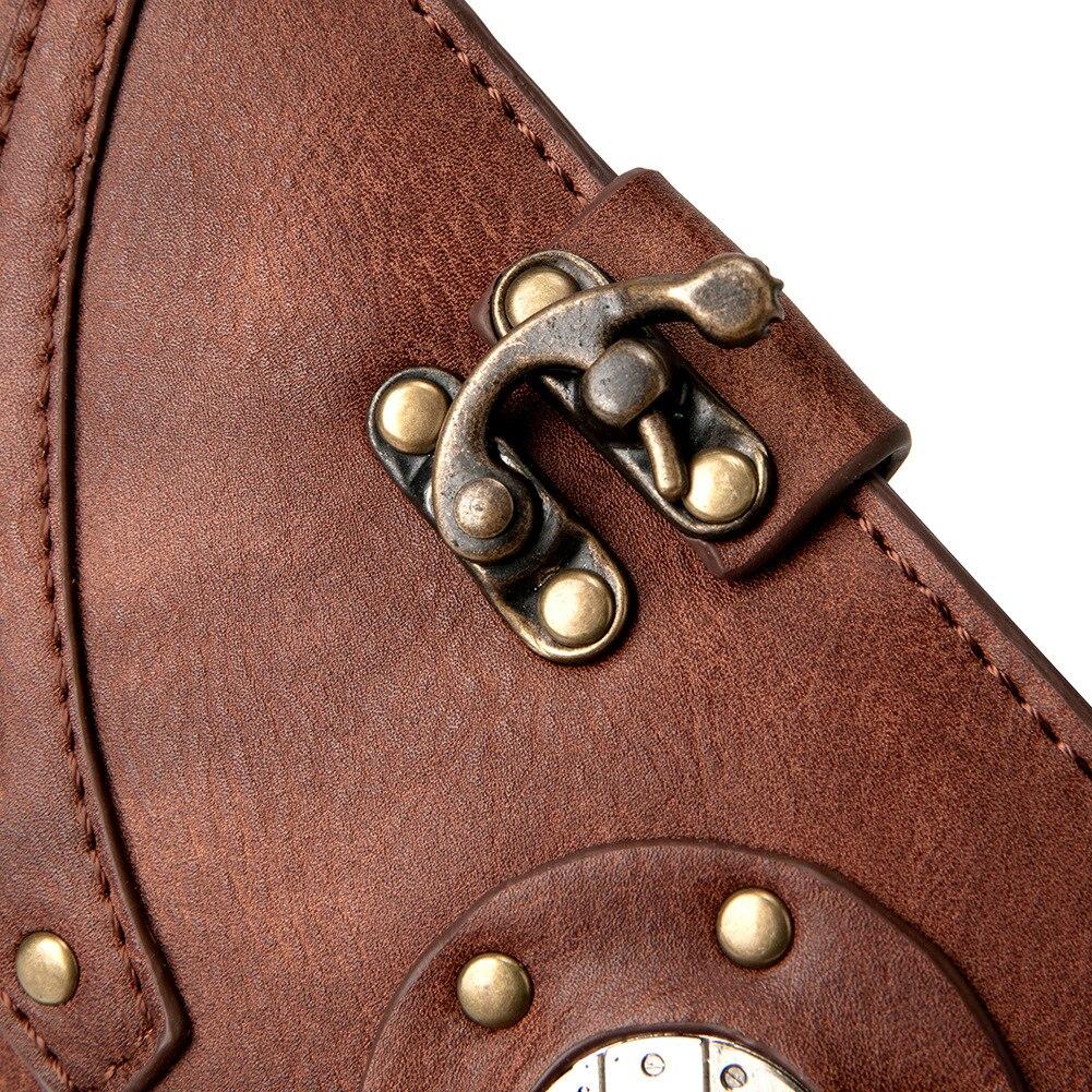 Johnature Vintage Long Wallet Card Holder Unisex Steampunk High Quality Pu Leather Solid Color Large Clutch Wallets