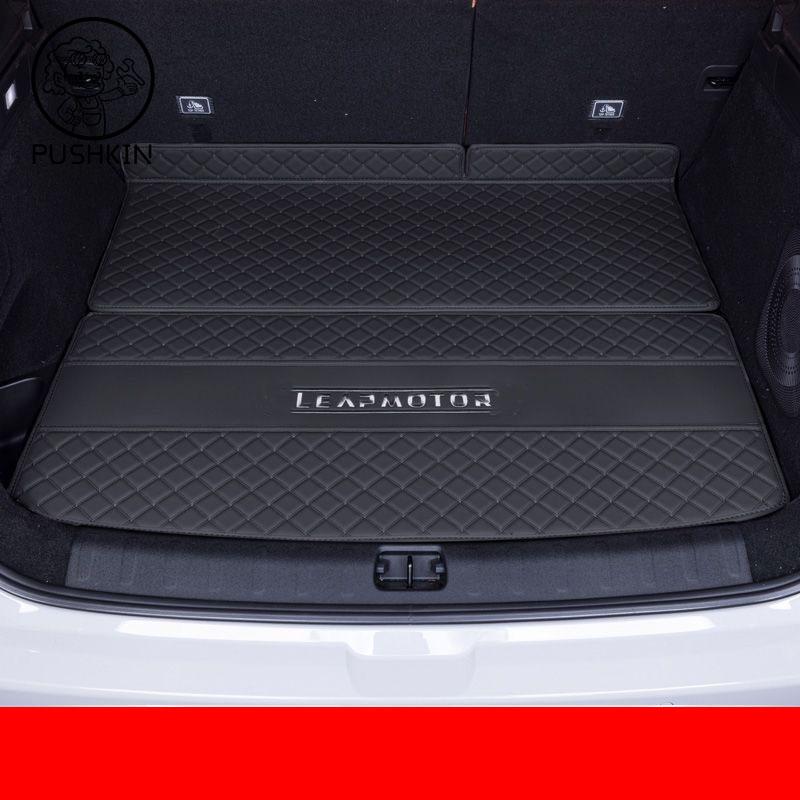 For Leapmotor C10 2024 2025 2026Car Trunk Mats Leather Durable Cargo Liner Boot Special Dedicated Surrounded Carpets Accessories