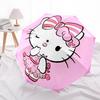 1pc Hello Kitty Automatic Folding Umbrella, Portable Collapsible Design, 8-Rib Iron Frame, , All-Season Casual Outdoor Accessory for Christmas Birthda