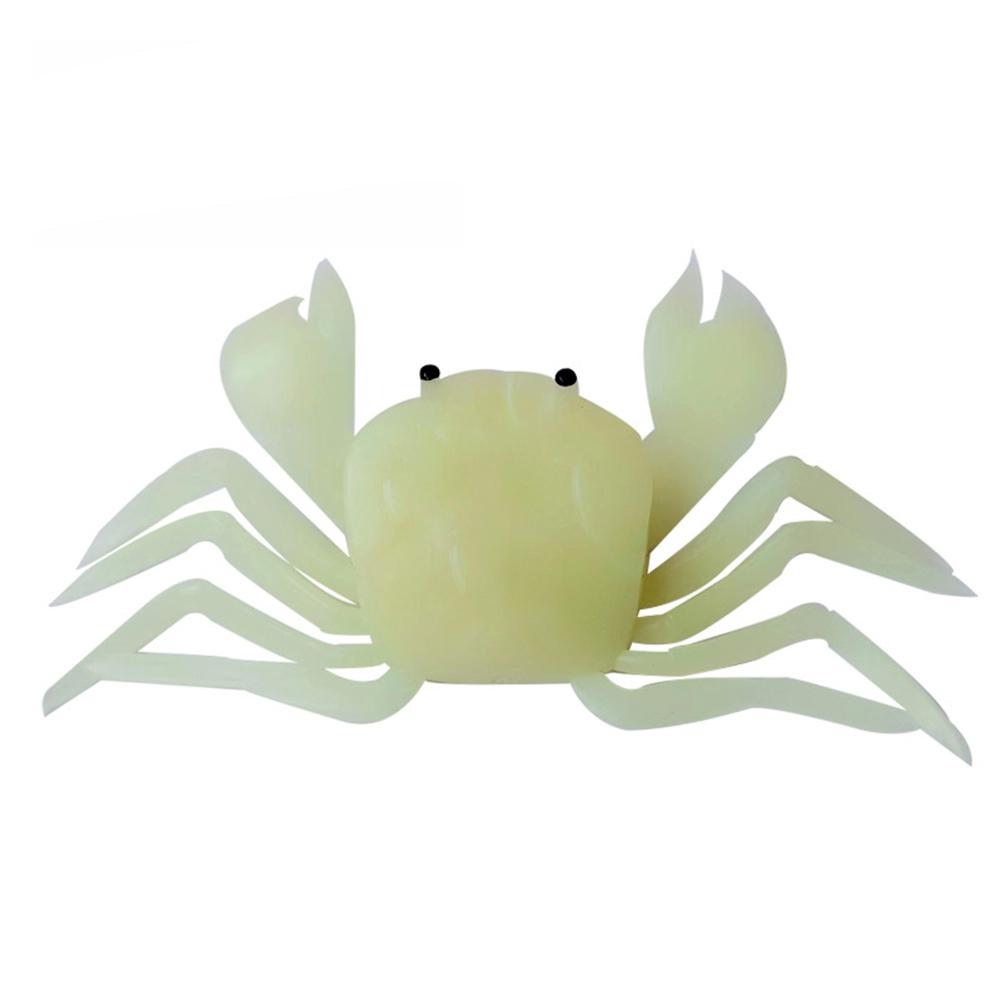 White/Red Soft Lure PVC Fishing Tackle Gear Accessories