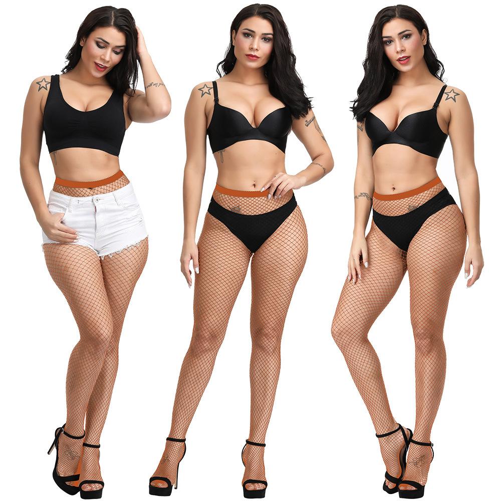 Can't break the Chinese net super elastic plus-size fishnet stockings pantyhose explosive