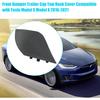 Jaronx Compatible with Tesla Model S/X Front Bumper Tow Hook Cover 2016-, Front Bumper Tow Eye Cover Trailer Hook Cap Replacement, for Tesla Model