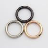 Electroplated Zinc Alloy O-Ring Spring Buckle for Handbags, Jewelry, and Keyrings