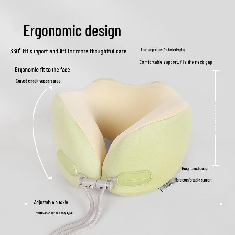 Mi Ling U-shaped Memory Foam Travel Pillow