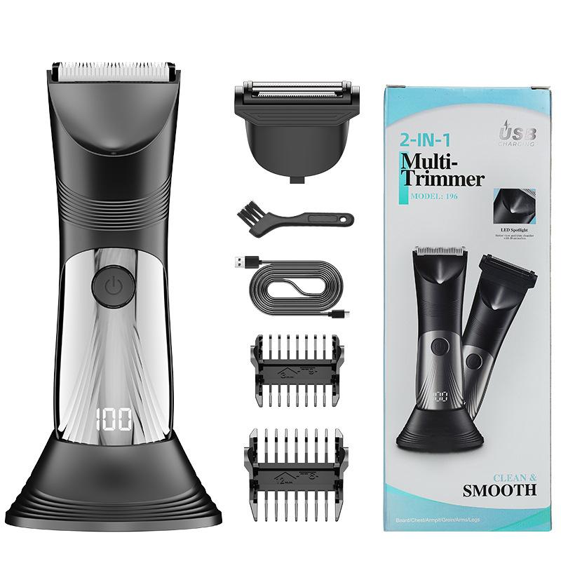 

New multi-function 2 in 1 men s body hair trimmer privates armpit multi-function shaving knife private hair clipper hair clipper