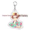 Kpop Demon Hunter Girl Group Keychain: Lumi, Zoe, Mira & Qin Yu Cute Acrylic Schoolbag Pendant