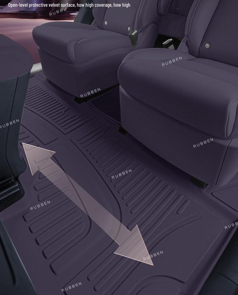 Lingpao B10 TPE Floor Mats - Double Layer, Dirt & Wear Resistant, Car Specific, Color Matched.