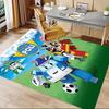 1pc Robocar Poli Adventure Carpet for Playroom Bedroom Living Room Sofa Home Decor,kids Game Area Rug Non-slip Floor Mat Y730153