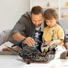 Creative Pirate Ship Adventure Ship Set Building Blocks DIY Luminous Building Blocks Decorative Bricks Boy Toy Gift