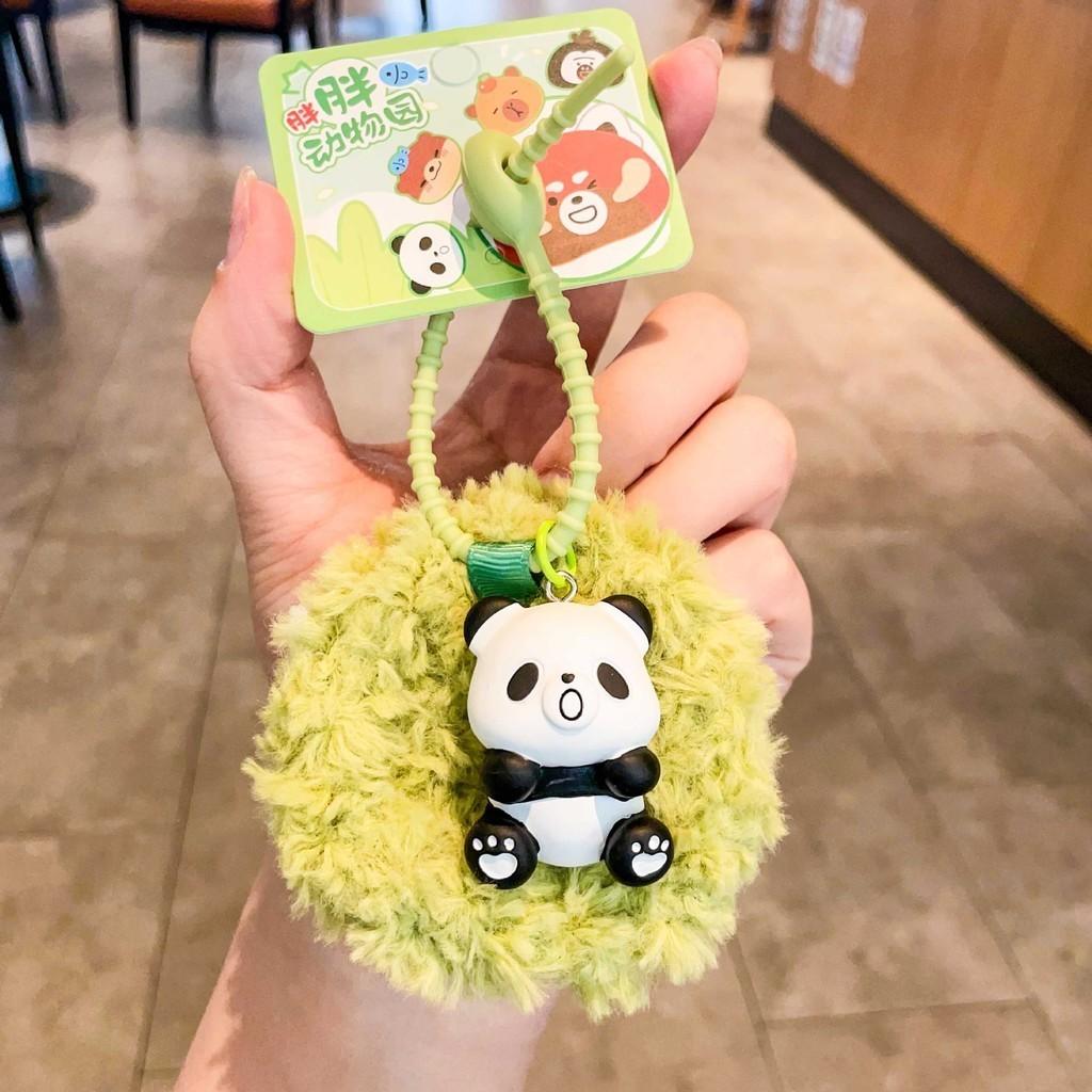 Whimsical Plush Keychain Adorable Animal Silicone Keyring Parties For