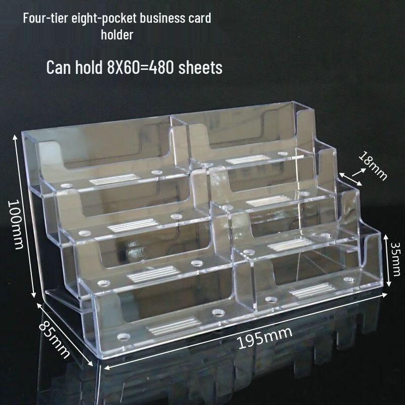 Acrylic Desktop Business Card Holder