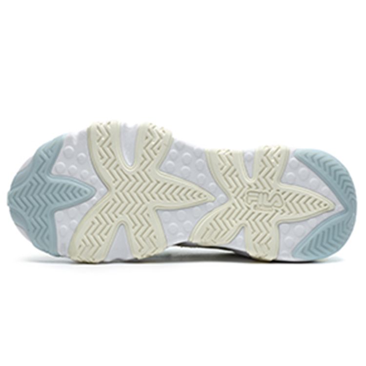Fila Fusion Starfish Canvas Thick Sole Fashion Versatile Low Top Casual Shoes Women sneaker Sky-Blue T12W227322FWC