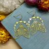 Gothic Moth Moon Phase Earrings – Witchy Gift for Him