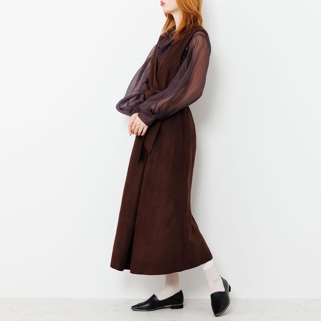 Himiko Metal Line Soft Leather Flat Pumps / 653101 Black 265