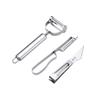 Scraper Wholesale Multifunctional Household Stainless Steel Pig Hair Clip Melon Fruit Planer Potato Parper Three-piece Set