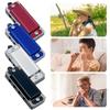 5Pcs Mini Harmonica Necklace 4 Hole 8 Tone Musical Instrument Music  Portable Harmonica for Children and Beginners