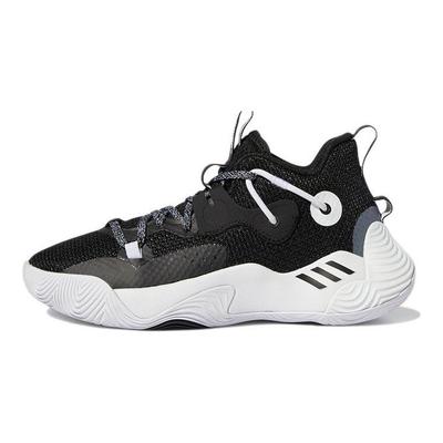 Harden Stepback 3 J Black White Kids Sneakers Core-Black Cloud-White GY8640