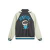 Li Ning Basketball Series Letter Off-Season Stock Print Baseball Collar Jacket Men Jacket AJMU015-4