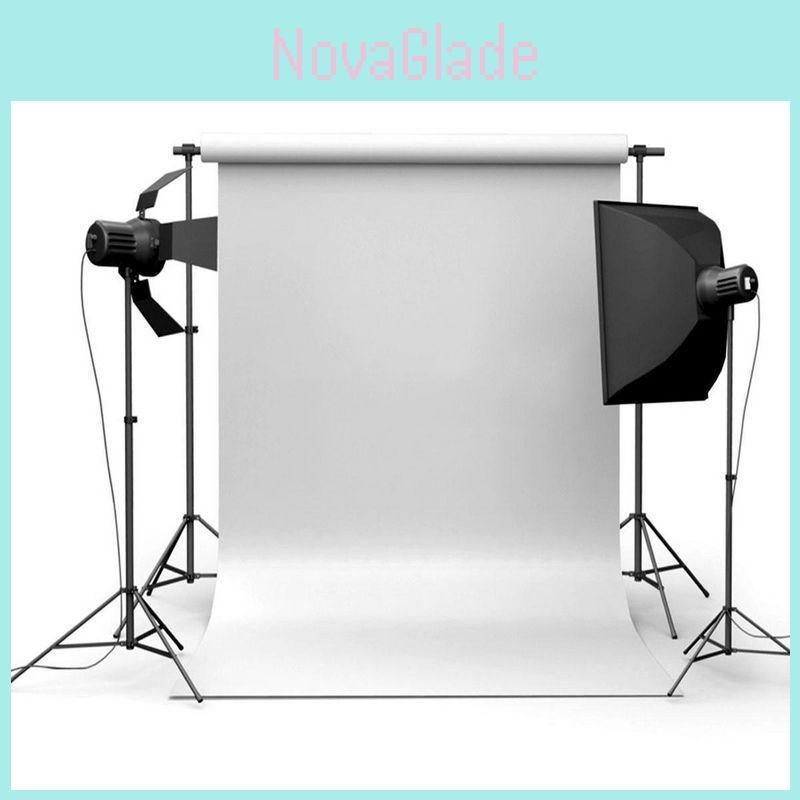 10x10ft Seamless White Photography Studio Background Nonwoven Fabric For Professional Photos