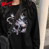 Warrior Women's Cotton Butterfly Print Long Sleeve T-Shirt
