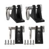 4x Bimini Top Deck Hinges Yacht Hardware for Speedboats Fishing Boats Nylon