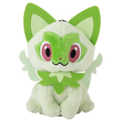 Pokemon Meowha Plush Toy with Sound, Height Approx. 15cm