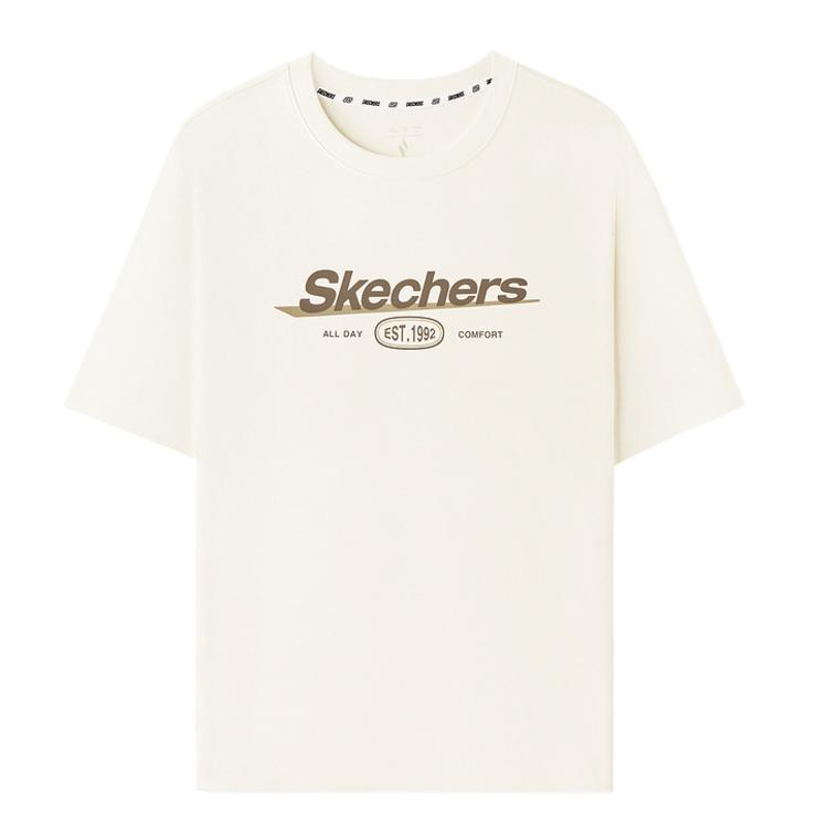 Skechers Comfortable Soft Skin-Friendly T-Shirt Unisex tops L325U097-0074 S