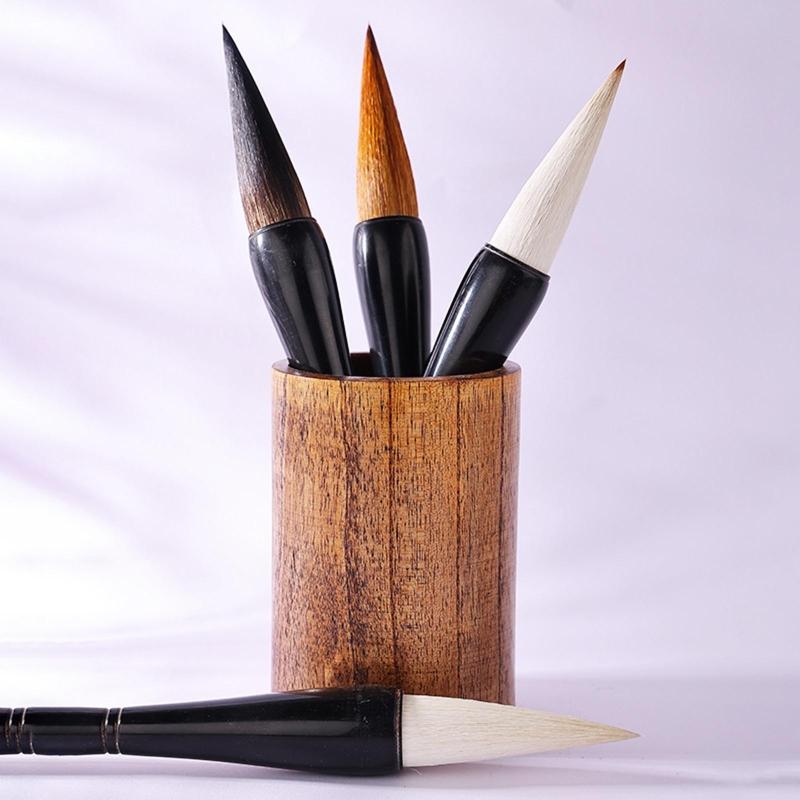 Chinese Spring Festival Couplets Calligraphy Brush Pen Handmade Hopper-shaped Sumi Drawing Brush for Landscape Painting