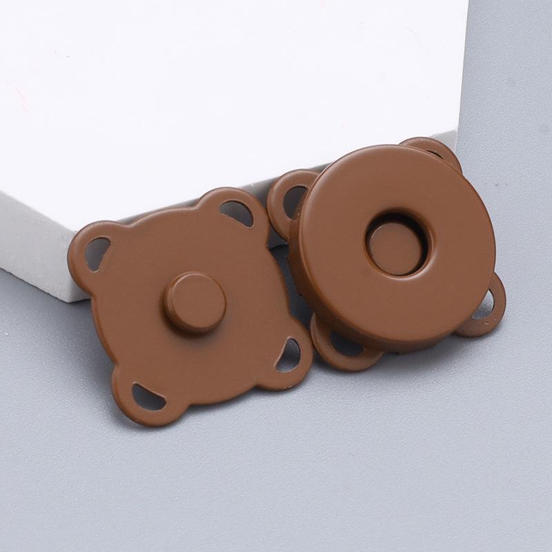 Plum Blossom Magnetic Snap Fasteners: Invisible, Colorful Male-Female Buckles for Bags & Clothes