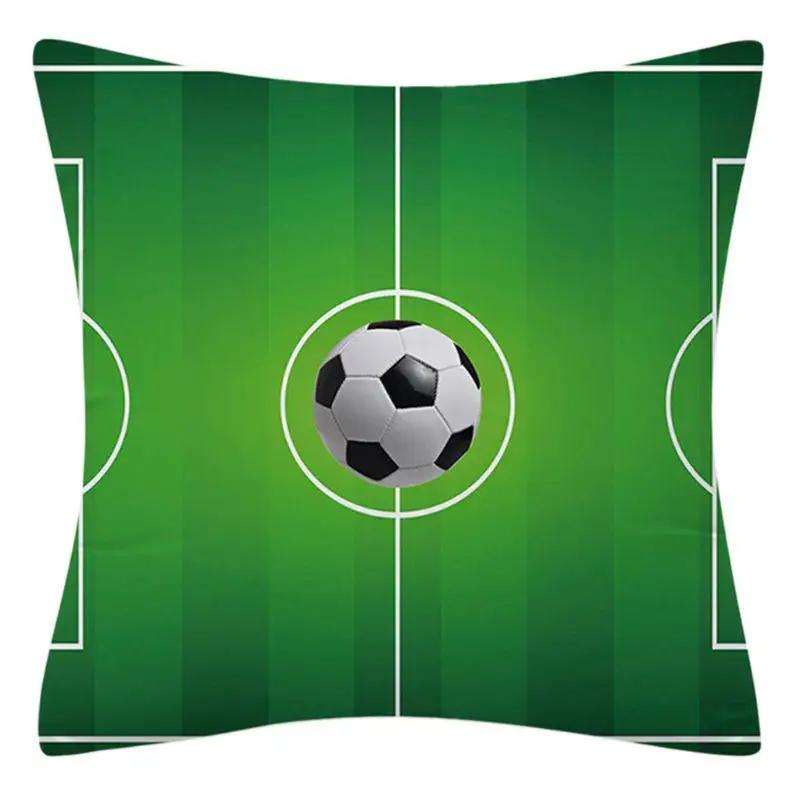 Sports Rugby Football Basketball Pillowcase Decoration Square Cushion Cover