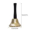 Christmas Hand Bell Rust Proof Wooden Handle Loud Hand Bell for Home Restaurant Party