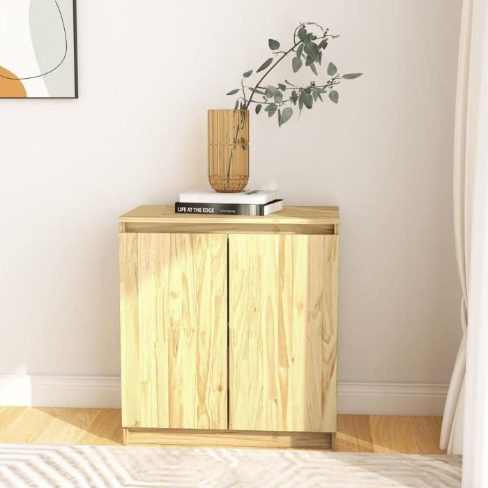 VidaXL Armoire latérale 60x36x65 cm bois de pin massif 833097