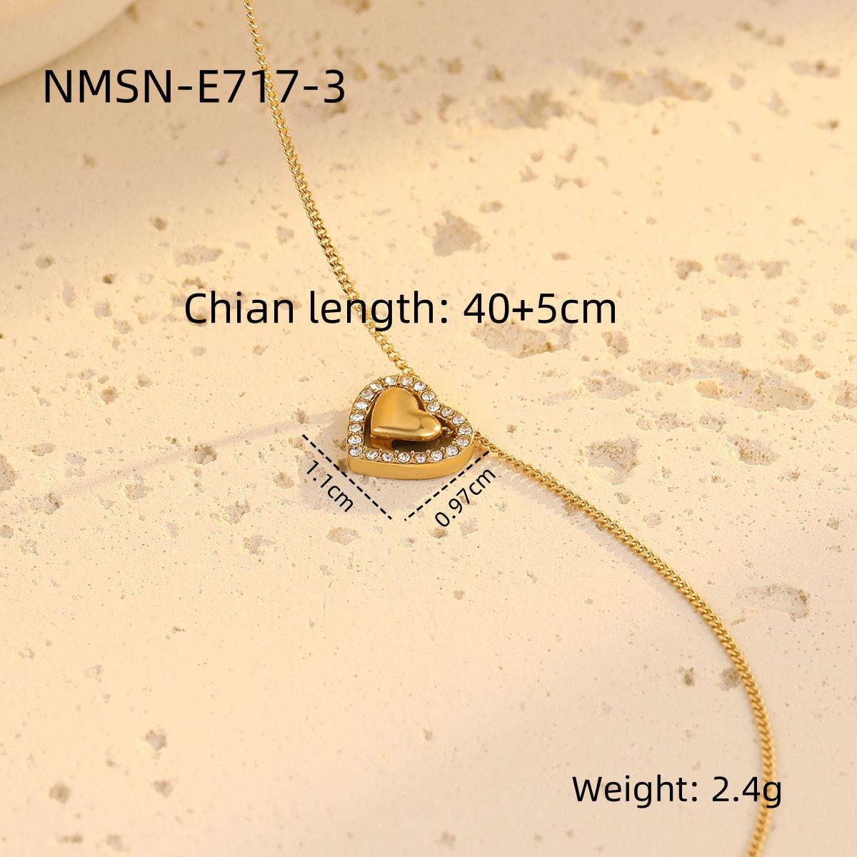GEMCHIC Women s Heart Pendant Zircon Titanium Steel Base Choker Necklace Fashion Stainless Steel Jewelry