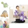 Adorabile T-rex Triceratopo Dinosauro Peluche Giocattolo Per Bambini Morbido Morbido Animale Ripieno Bambola
